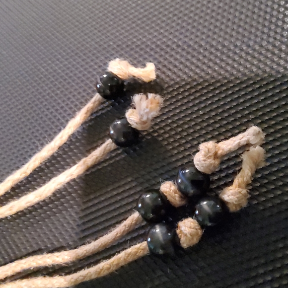 Hearts n Concho Beaded Cord Neclace/Belt - Picture 7 of 9